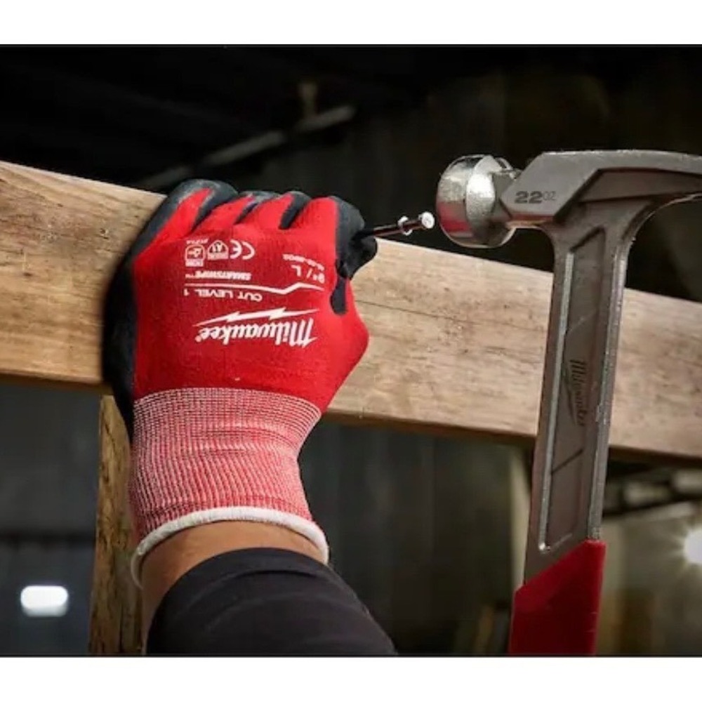 Milwaukee BUNDLE Work Gloves XL 2-Pack Cut Level 1 + Packout Tool Bag 48-22-8193 - Picture 12 of 16